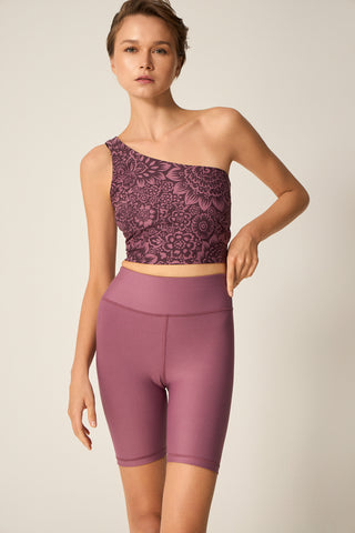 One-shoulder μπουστάκι με boho print | Nectar