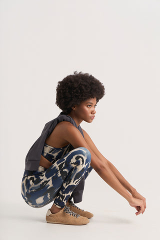 Σετ γυμναστικής με inkstone print | Μπλε