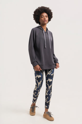 Scuba Cupro Touch φούτερ με κουκούλα | Γκρι