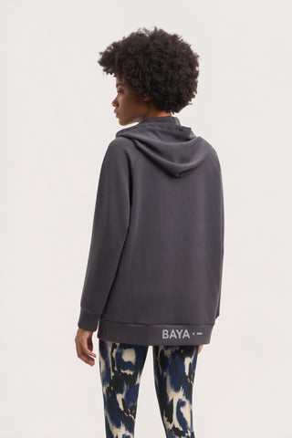 Scuba Cupro Touch φούτερ με κουκούλα | Γκρι