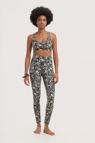 Σετ γυμναστικής με hybrid skin print | Μαύρο