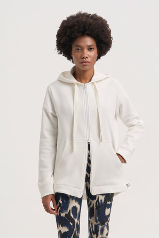 Hooded jacket | White