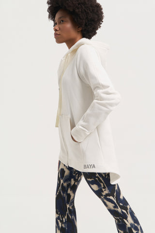Hooded jacket | White