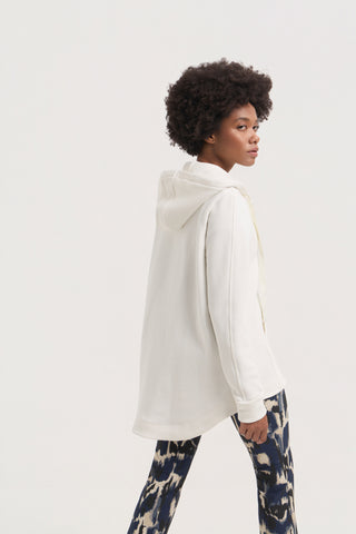 Hooded jacket | White
