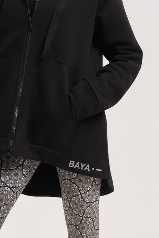 Ζακέτα με κουκούλα | Μαύρο