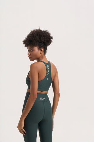 Αθλητικό μπουστάκι DRY SHELL | Forest Green