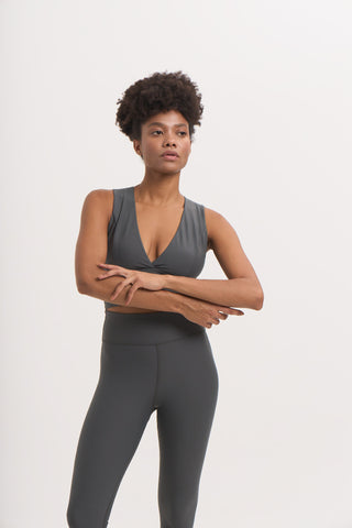 DRY SHELL Sports Bra | Shark Grey