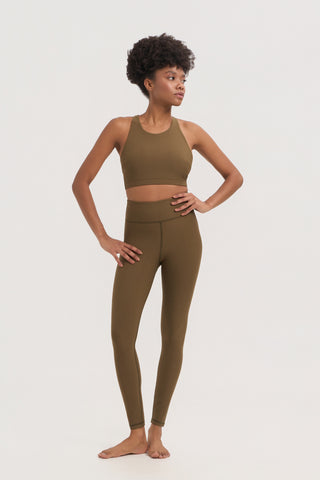 Aθλητικό κολάν DRY SHELL | Olive