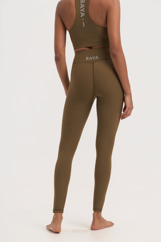 Aθλητικό κολάν DRY SHELL | Olive