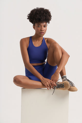 Aθλητικό biker κολάν DRY SHELL | Μπλε Ρουά