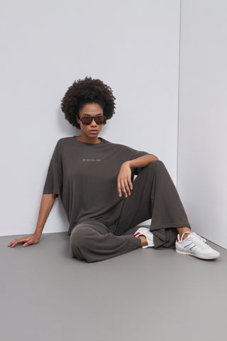 Αθλητικό Top Ribbed Ύφανσης | Shark Grey