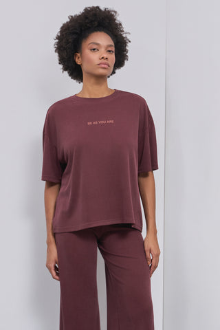 Αθλητικό Top Ribbed Ύφανσης |  Bordeaux