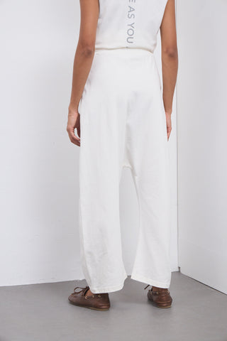 Παντελόνι Harem Heavy Cotton | Off-White
