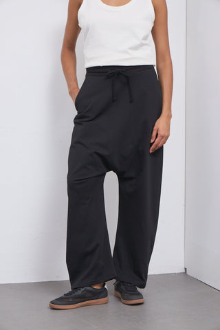 Παντελόνι Harem Heavy Cotton | Black