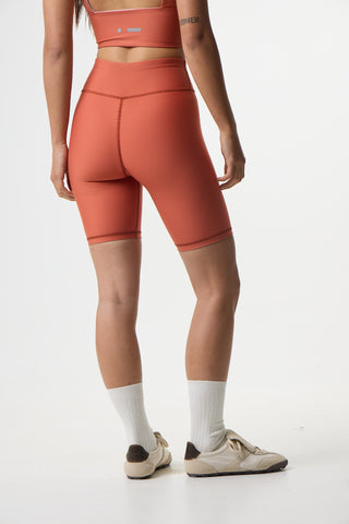 Aθλητικό biker κολάν SOFT TOUCH | Terracotta