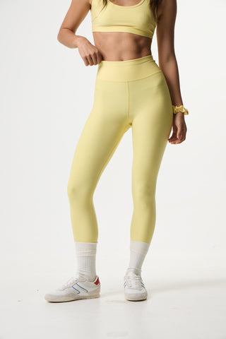 Aθλητικό κολάν SOFT TOUCH | Butter Yellow