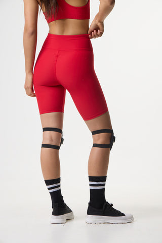Aθλητικό biker κολάν EXTRA SOFT | Κόκκινο
