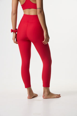 Aθλητικό crop κολάν EXTRA SOFT | Κόκκινο