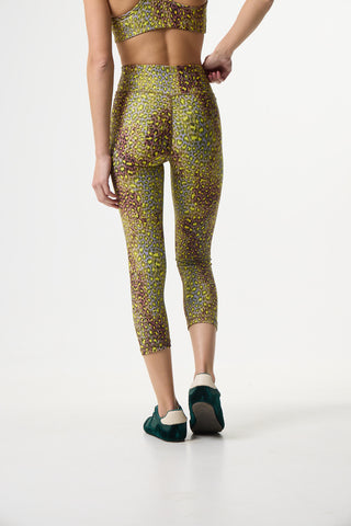 Red leopard print workout set | Red