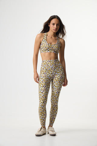 Red leopard print workout set | Red