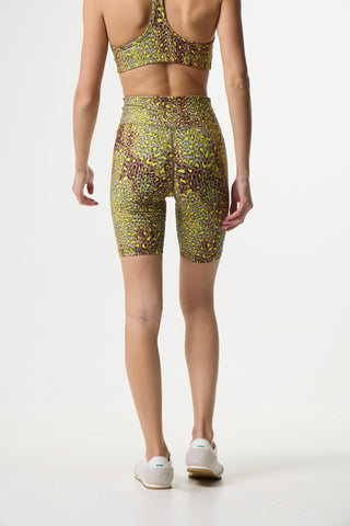 Aθλητικό biker κολάν με daydream spots print | Πολύχρωμο