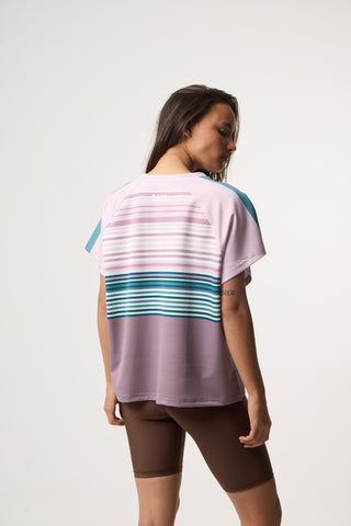 Αθλητικό T-Shirt με Ombre Stripes | Nectar