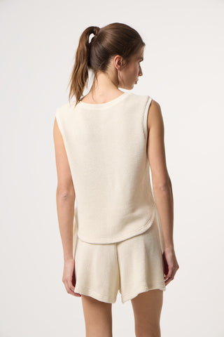 Αμάνικο Τοπ Comfort Knots | Beige