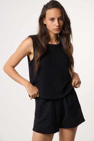 Αμάνικο Τοπ Comfort Knots | Μαύρο