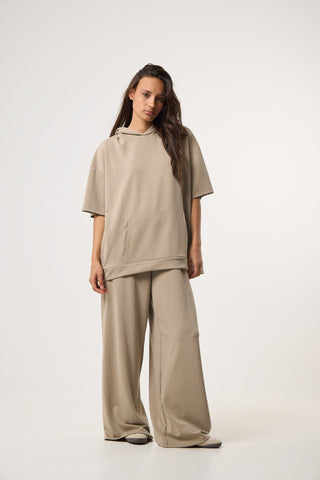 Casual Flow Παντελόνι | Beige