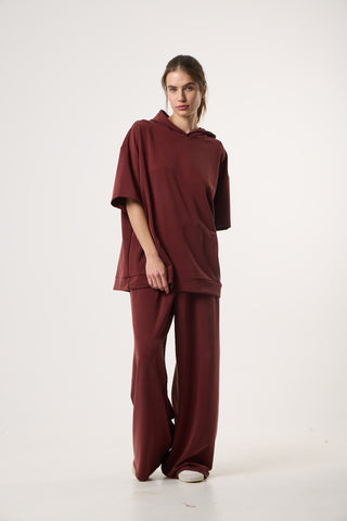 Casual Flow Παντελόνι | Wine