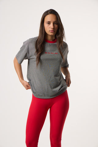 Κοντομάνικο T-Shirt Daily Stripes | Μαύρο