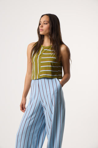 Αθλητικό Αμάνικο T-shirt | Πράσινο