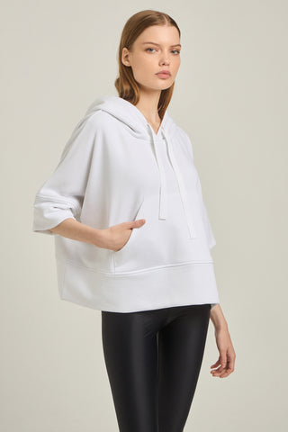 Oversized αθλητικό φούτερ |  Λευκό