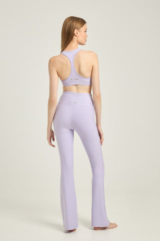 Aθλητικό κολάν SOFT TOUCH με τελείωμα καμπάνα | Violet