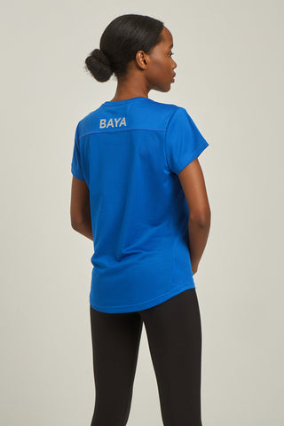 Κοντομάνικη MESH μπλούζα | Μπλε