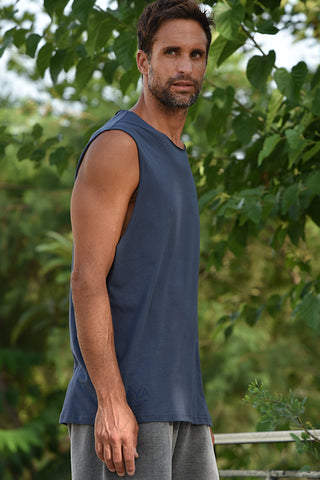 Ανδρικό αμάνικο μπλουζάκι | Γκρι