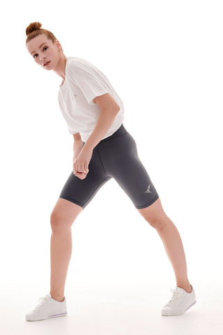 Athletic biker leggings | Gray
