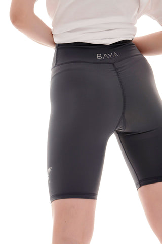 Athletic biker leggings | Gray