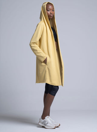 Ζακέτα φούτερ | Κίτρινο