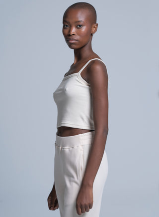 Ριπ τοπ με λεπτή τιράντα | Μπεζ